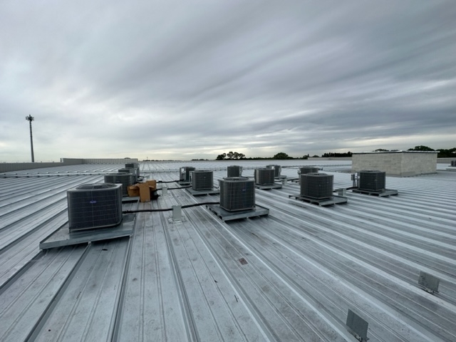 Units on building roof